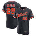 tocy D.Tigers #29 Tarik Skubal Player Navy Limited Elite Home Game Stitched Jerseys