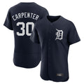 tocy D.Tigers #30 Kerry Carpenter Player Navy Limited Elite Home Stitched Jerseys