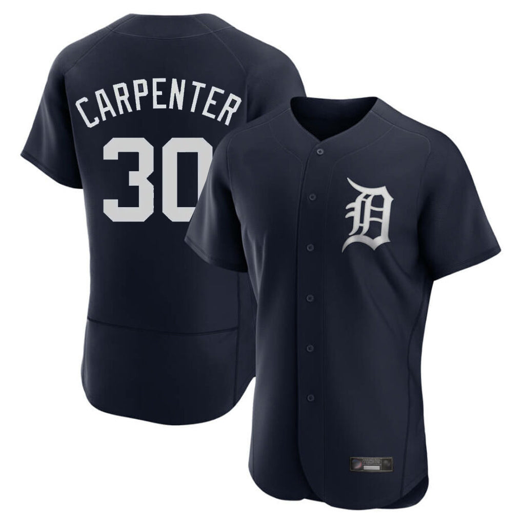 tocy D.Tigers #30 Kerry Carpenter Player Navy Limited Elite Home Stitched Jerseys