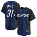 tocy D.Tigers #31 Riley Greene Player Navy City Connect Home Limited Stitched Jerseys