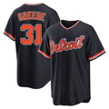 tocy D.Tigers #31 Riley Greene Player Navy Home Game Stitched Jerseys