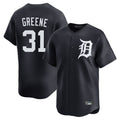 tocy D.Tigers #31 Riley Greene Player Navy Home Limited Game Stitched Jerseys