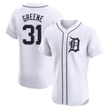 tocy D.Tigers #31 Riley Greene Player White Limited Elite Home Stitched Jerseys