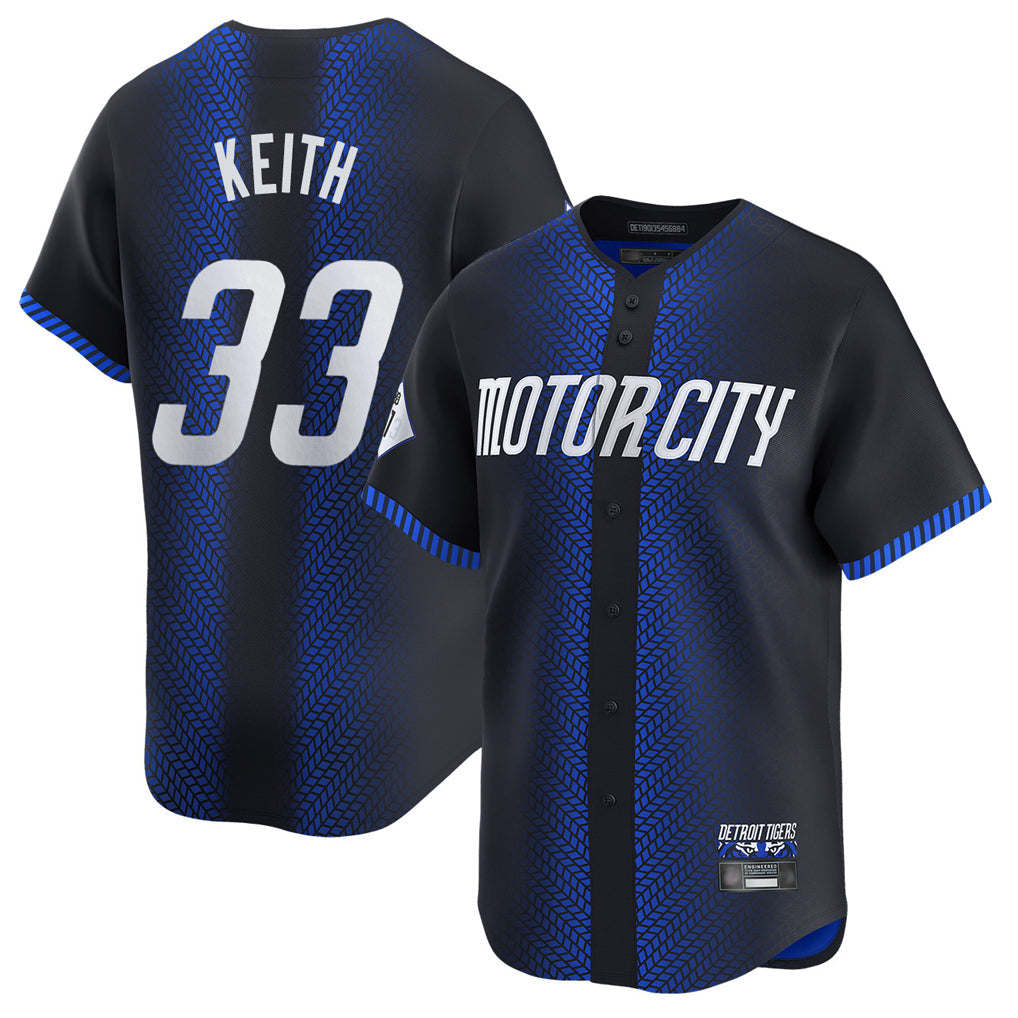 tocy D.Tigers #33 Colt Keith Player Navy City Connect Home Limited Stitched Jerseys