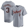 tocy D.Tigers #3 Alan Trammell Player Gray Home Limited Stitched Jerseys