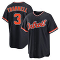 tocy D.Tigers #3 Alan Trammell Player Navy Home Game Stitched Jerseys
