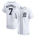 tocy D.Tigers #7 Kevin McGonigle Player White Limited Elite Home Stitched Jerseys