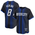 tocy D.Tigers #8 Matt Vierling Player Navy City Connect Home Limited Stitched Jerseys