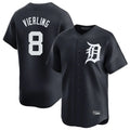 tocy D.Tigers #8 Matt Vierling Player Navy Home Limited Game Stitched Jerseys