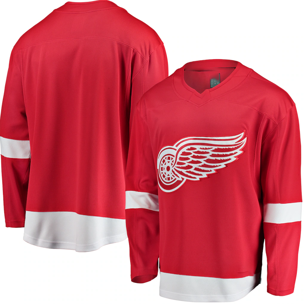 Tocy D.Red wings Red Breakaway Home Jerseys