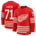 Tocy D.Red wings #71 Dylan Larkin Red Centennial Premium Player Jerseys
