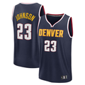 tocy D.Nuggets #23 Cameron Johnson Navy Fast Break Replica Jerseys - Icon Edition