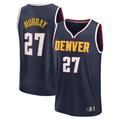tocy D.Nuggets #27 Jamal Murray Navy Fast Break Replica Player Jerseys - Icon Edition