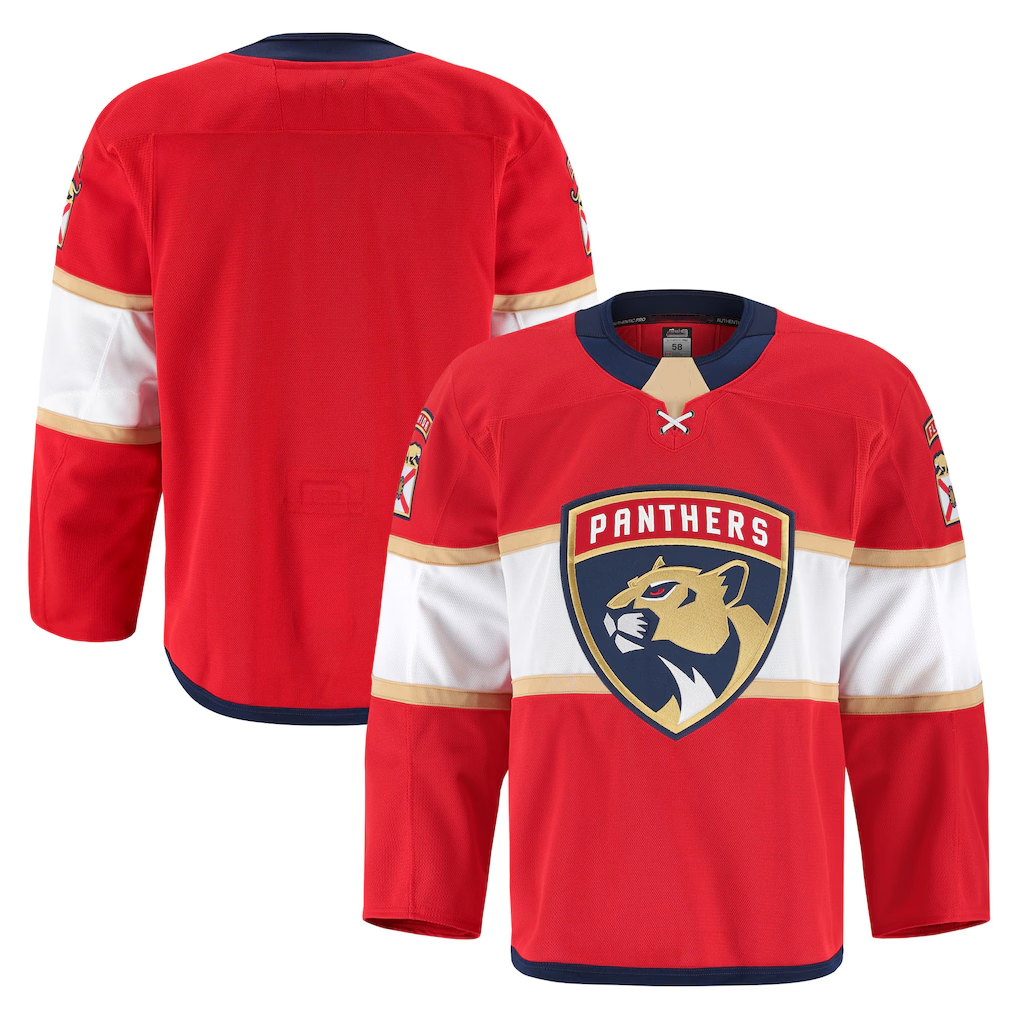 Tocy F.Panthers Red Home Authentic Pro Jerseys