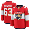 Tocy F.Panthers #63 Brad Marchand Red Home Premium Jerseys