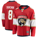 Tocy F.Panthers #8 Brady Tkachuk Red Home Breakaway Jerseys