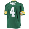 tocy GB.Packers #4 Brett Favre Mitchell & Ness Green Big & Tall 1996 Retired Player Replica Stitched Puhic Jersey