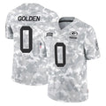 tocy GB.Packers #0 Matthew Golden Player Arctic Camo Salute To Service Limited Stitched Jerseys