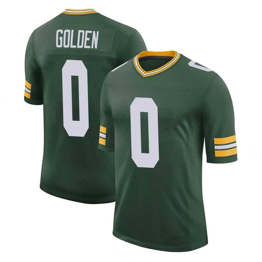 tocy GB.Packers #0 Matthew Golden Player Green Limited Classic Home Game Stitched Jerseys