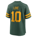 tocy GB.Packers #10 Jordan Love Green Alternate Game Stitched Jerseys