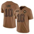 tocy GB.Packers #10 Jordan Love Player Brown Salute To Service Limited Stitched Jerseys