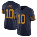 tocy GB.Packers #10 Jordan Love Player Navy The 1923 Classic Vapor F.U.S.E. Home Game Stitched Jerseys