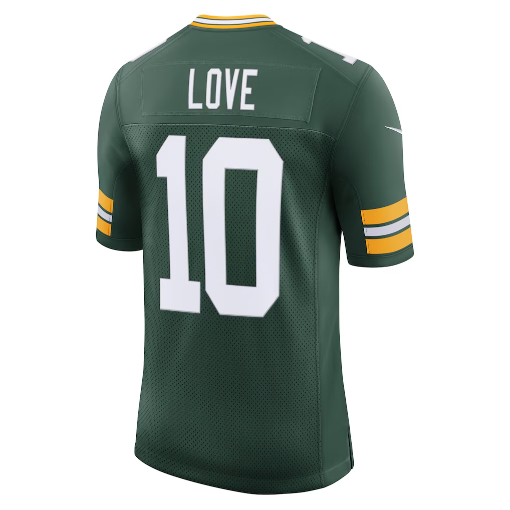 tocy GB.Packers #10 Packers Jordan Love Green Team Vapor Untouchable Limited Stitched Jerseys