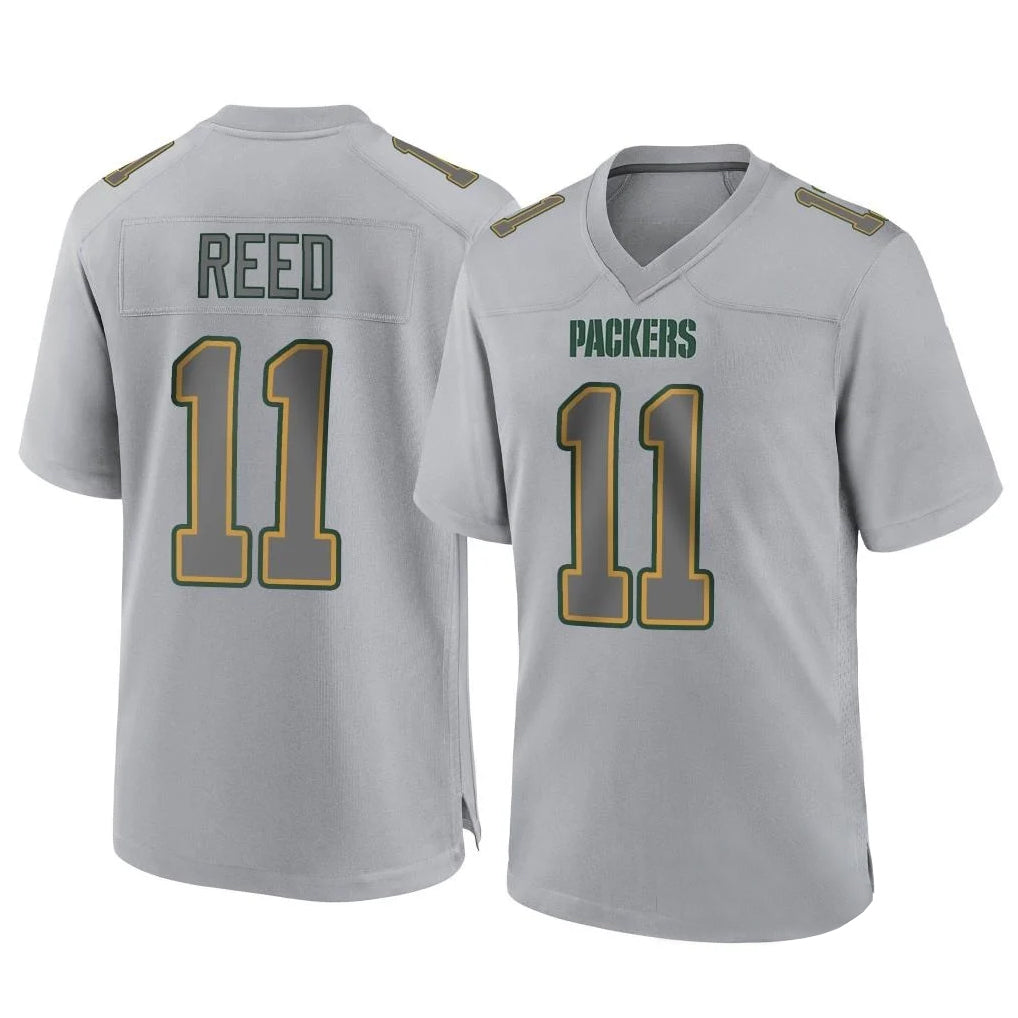 tocy GB.Packers #11 Jayden Reed Player Gray Atmosphere Fashion Home Game Stitched Jerseys