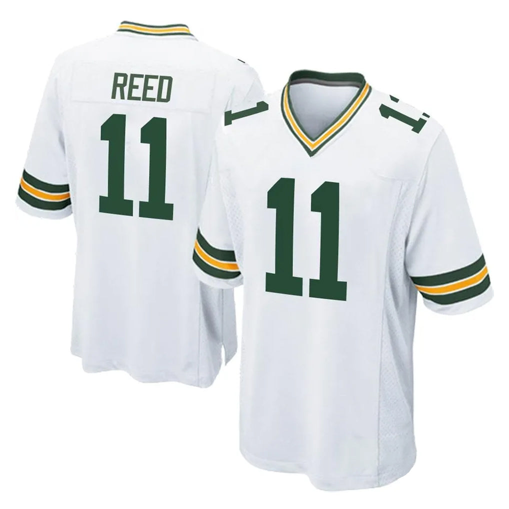tocy GB.Packers #11 Jayden Reed Player White Home Game Stitched Jerseys