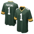 tocy GB.Packers #1 Micah Parsons Player Green Home Game Stitched Jerseys