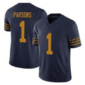 tocy GB.Packers #1 Micah Parsons Player Navy The 1923 Classic Vapor F.U.S.E. Home Game Stitched Jerseys