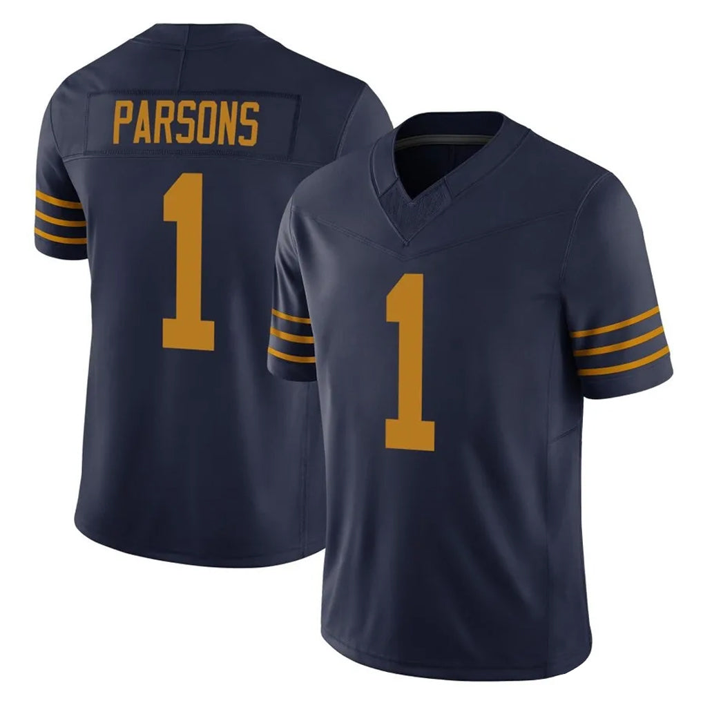 tocy GB.Packers #1 Micah Parsons Player Navy The 1923 Classic Vapor F.U.S.E. Home Game Stitched Jerseys
