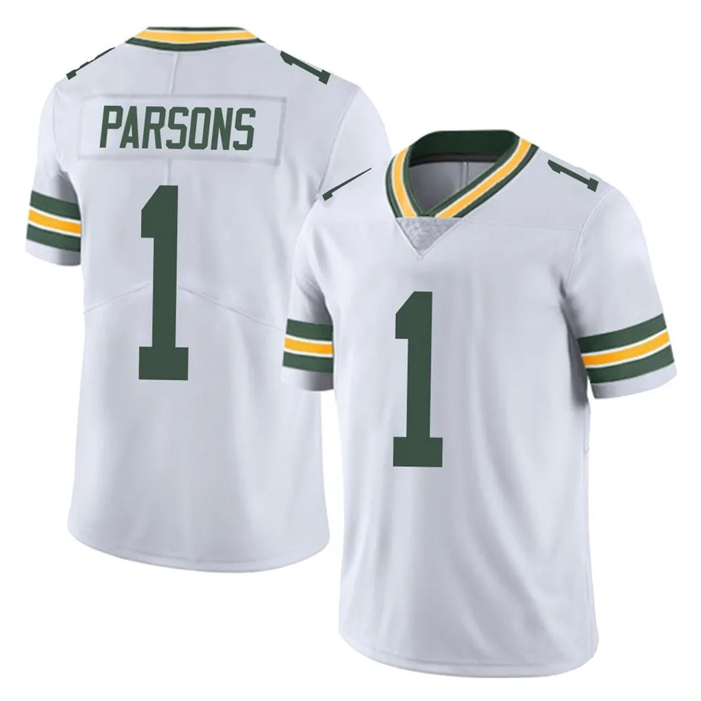 tocy GB.Packers #1 Micah Parsons Player White Vapor Untouchable Limited Home Game Stitched Jerseys