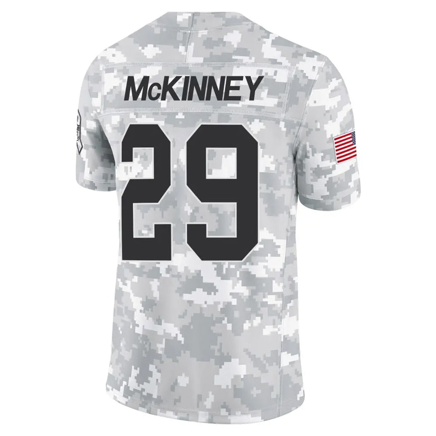tocy GB.Packers #29 Xavier McKinney Player Arctic Camo Salute to Service Stitched Jerseys