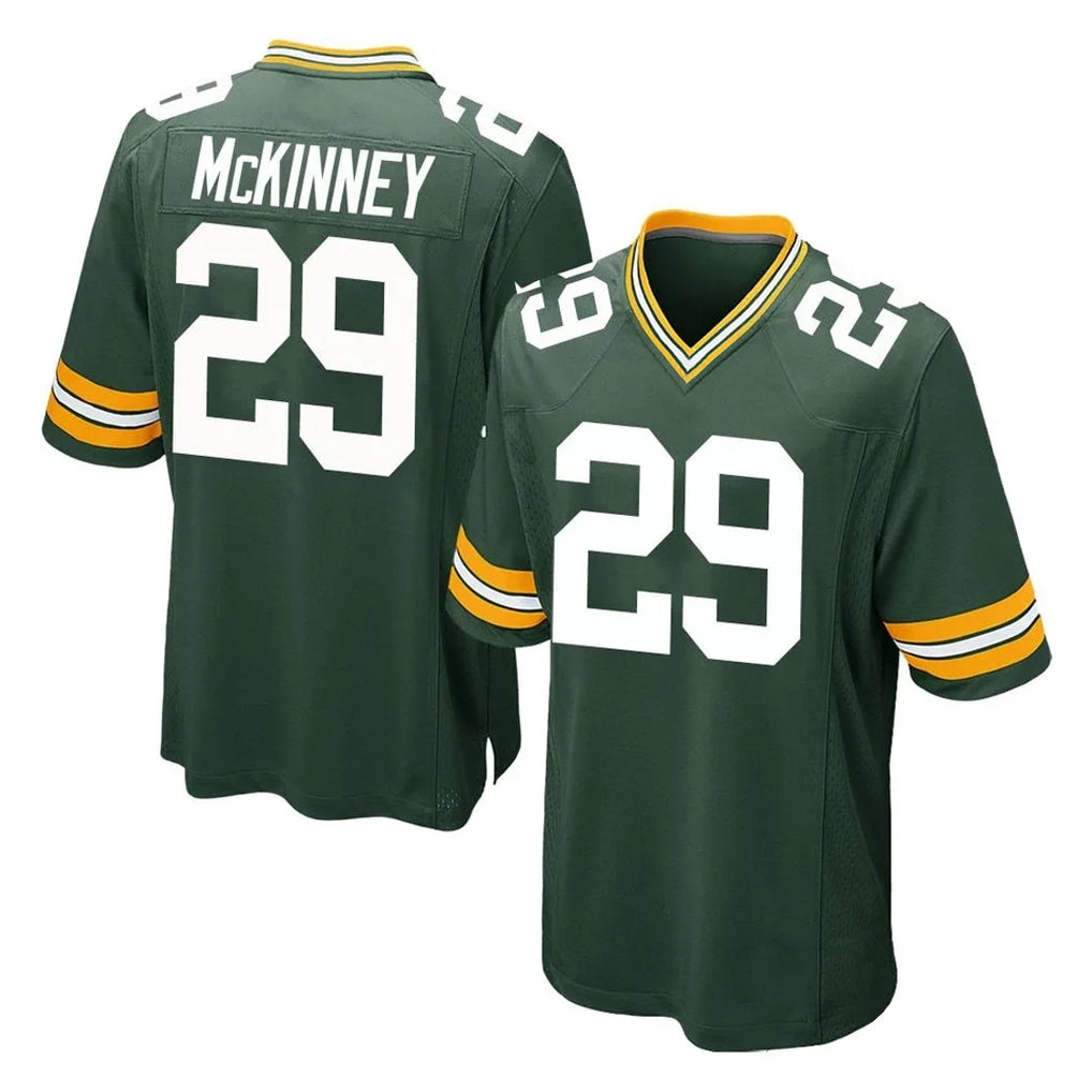 tocy GB.Packers #29 Xavier McKinney Player Green Home Game Stitched Jerseys
