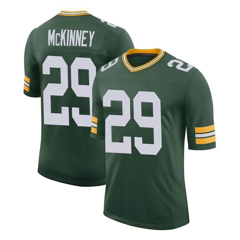 tocy GB.Packers #29 Xavier McKinney Player Green Limited Classic Home Game Stitched Jerseys