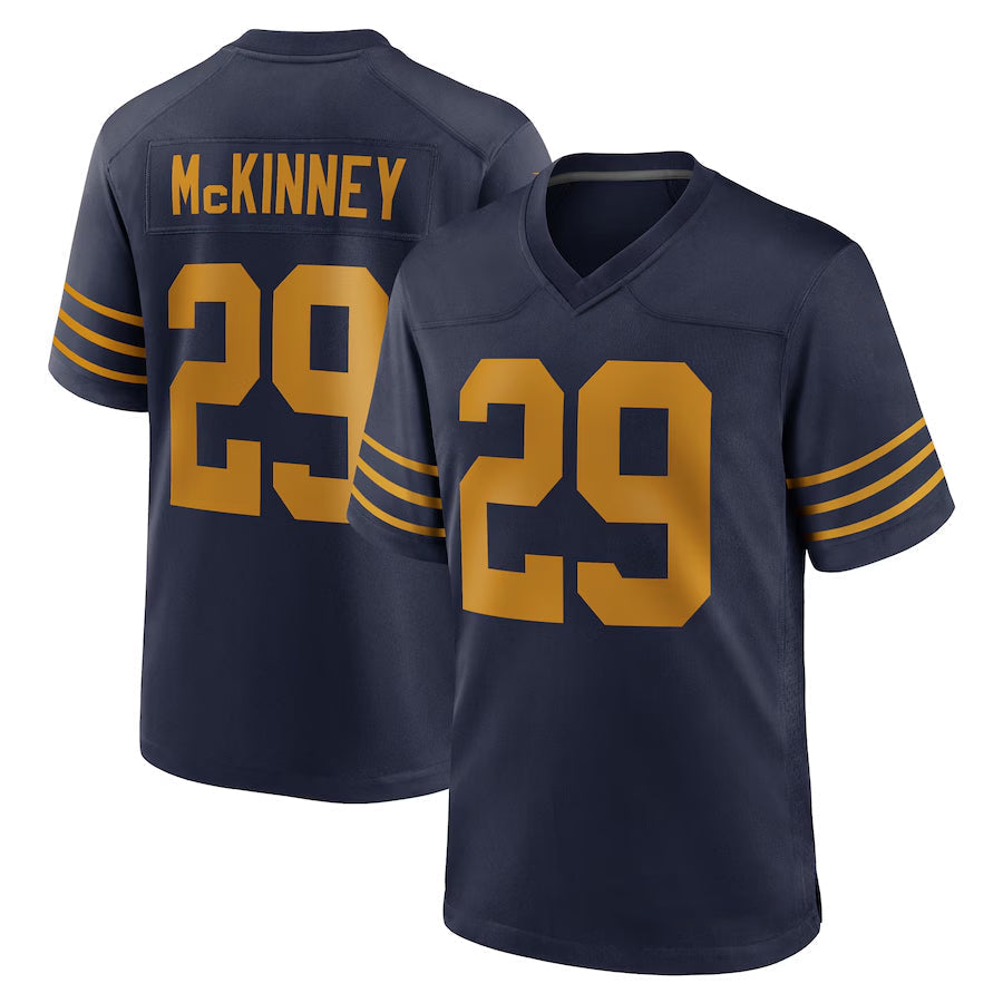 tocy GB.Packers #29 Xavier McKinney Player Navy The 1923 Classic Game Stitched Jersey