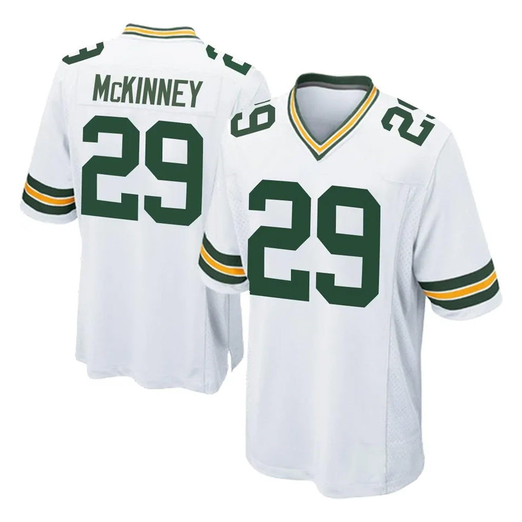 tocy GB.Packers #29 Xavier McKinney Player White Home Game Stitched Jerseys