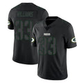 tocy GB.Packers #33 Evan Williams Player Black Impact Limited Home Game Stitched Jerseys