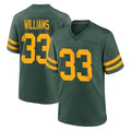 tocy GB.Packers #33 Evan Williams Player Green Alternate Home Game Stitched Jerseys