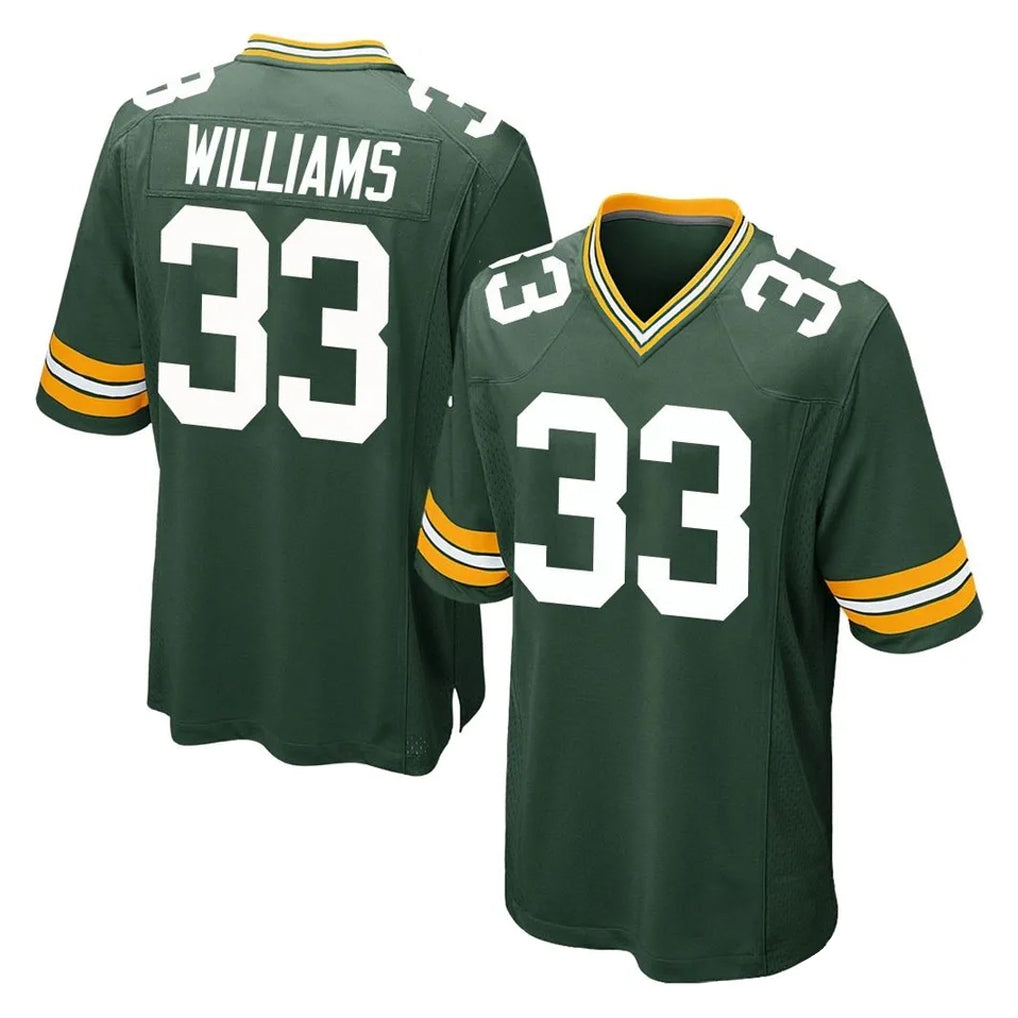 tocy GB.Packers #33 Evan Williams Player Green Home Game Stitched Jerseys
