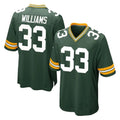 tocy GB.Packers #33 Evan Williams Player Green Home Game Stitched Jerseys