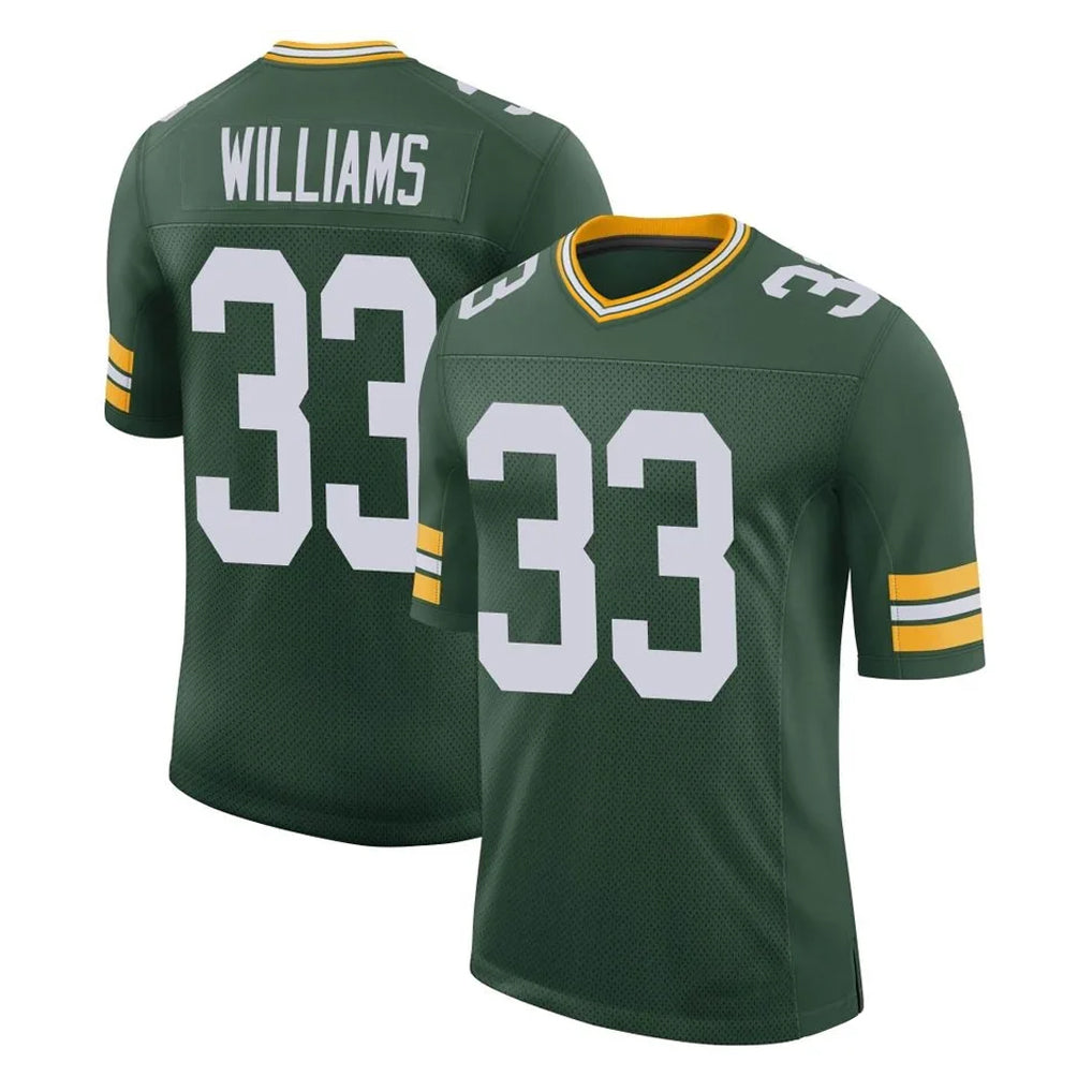 tocy GB.Packers #33 Evan Williams Player Green Limited Classic Home Game Stitched Jerseys