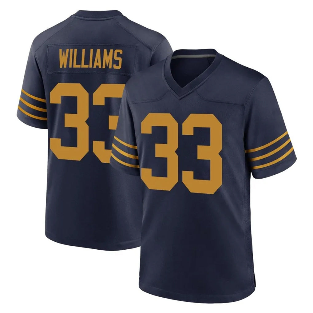 tocy GB.Packers #33 Evan Williams Player Navy The 1923 Classic Home Game Stitched Jerseys