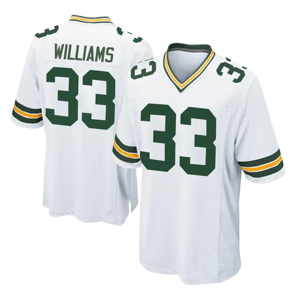 tocy GB.Packers #33 Evan Williams Player White Home Game Stitched Jerseys