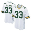 tocy GB.Packers #33 Evan Williams Player White Home Game Stitched Jerseys