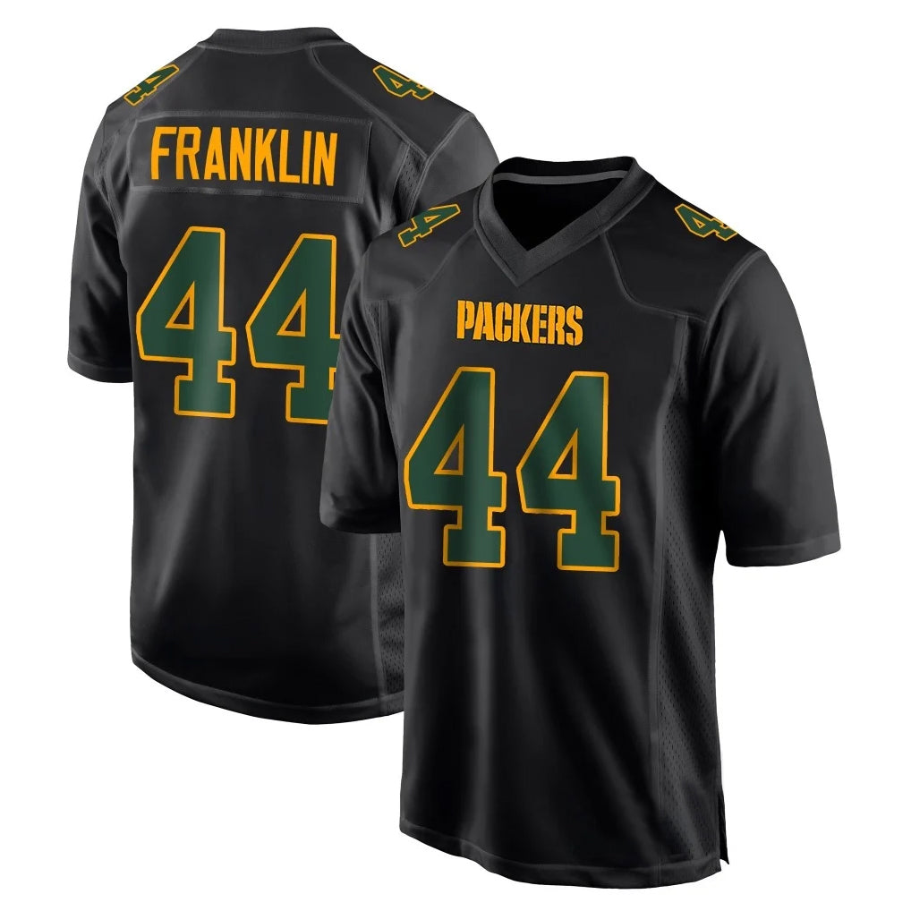 tocy GB.Packers #44 Zaire Franklin Player Black Fashion Home Game Stitched Jerseys