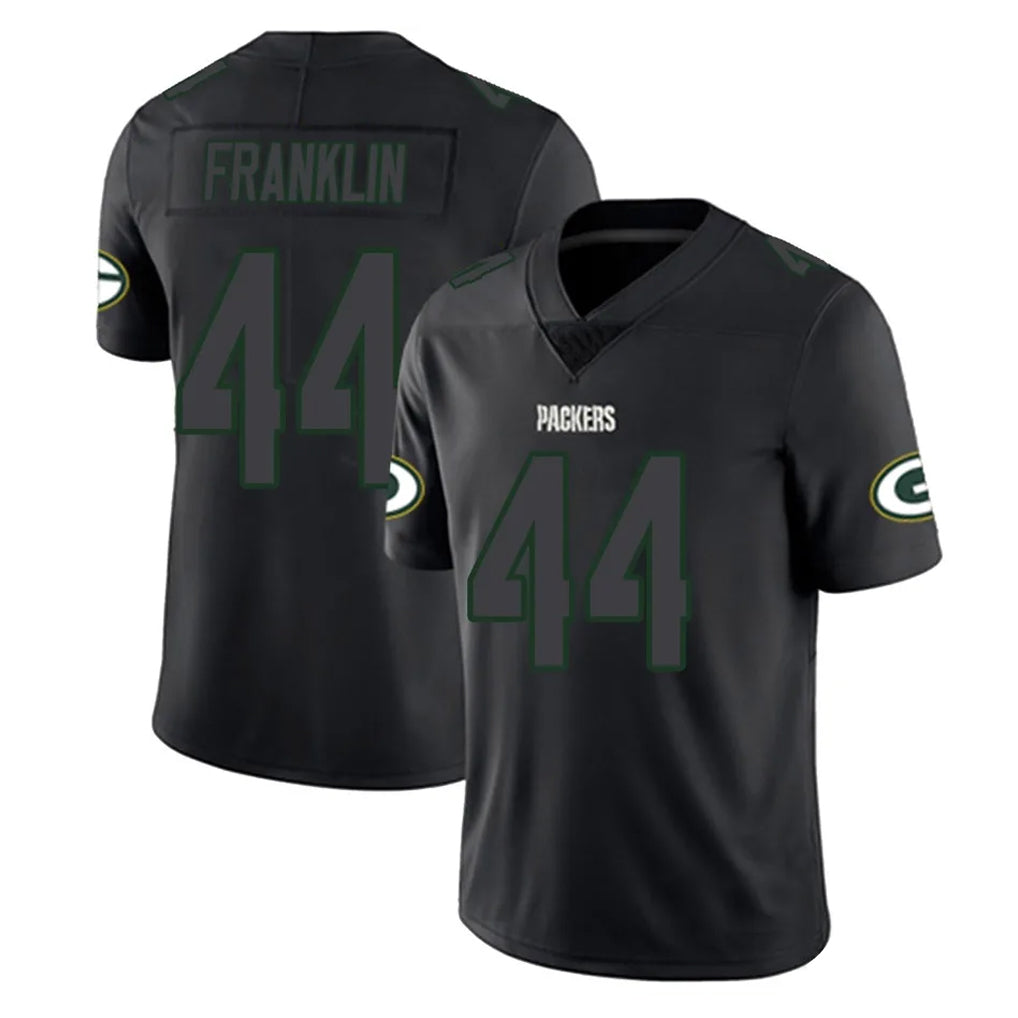 tocy GB.Packers #44 Zaire Franklin Player Black Impact Limited Home Game Stitched Jerseys