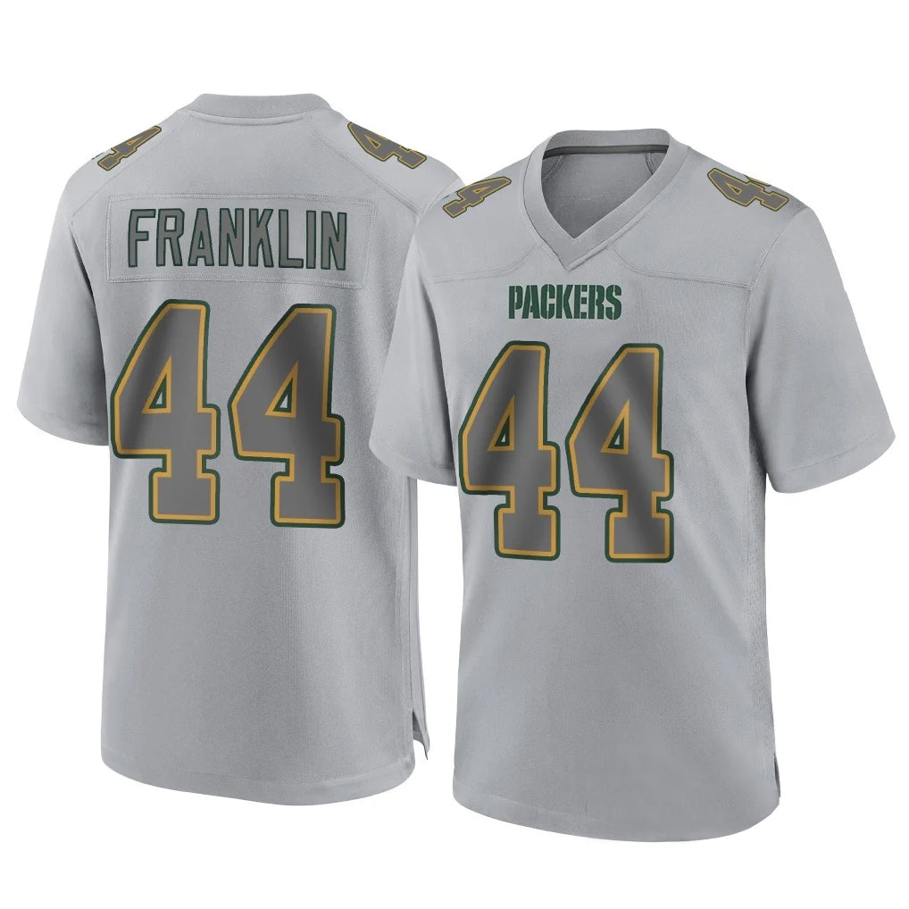 tocy GB.Packers #44 Zaire Franklin Player Gray Atmosphere Fashion Home Game Stitched Jerseys