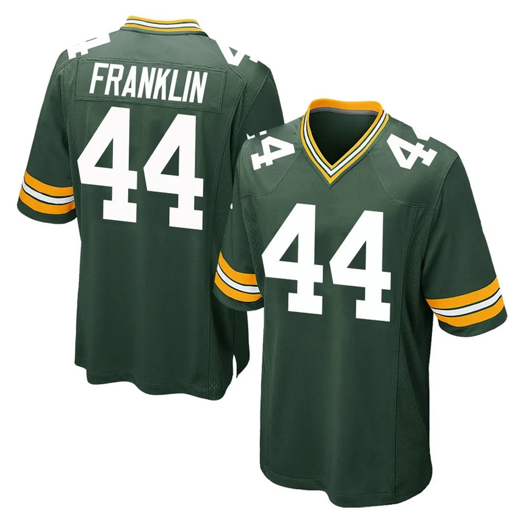 tocy GB.Packers #44 Zaire Franklin Player Green Home Game Stitched Jerseys